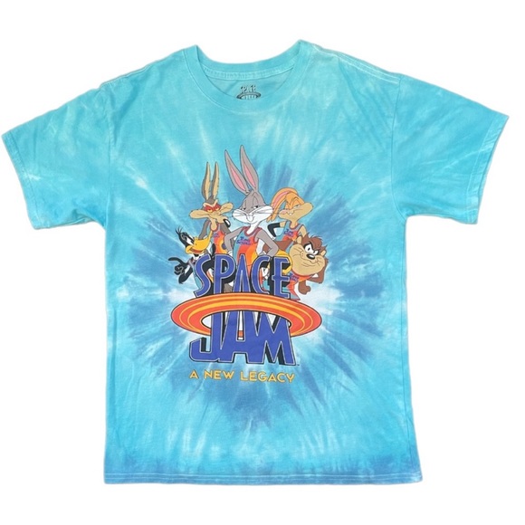 Tie Dye Space Jam New Lagacy Tee Shirt (S) - Picture 2 of 7